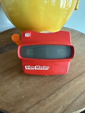 Vintage View Master 3D Viewer Red Classic Viewmaster Slide Viewer Thriller